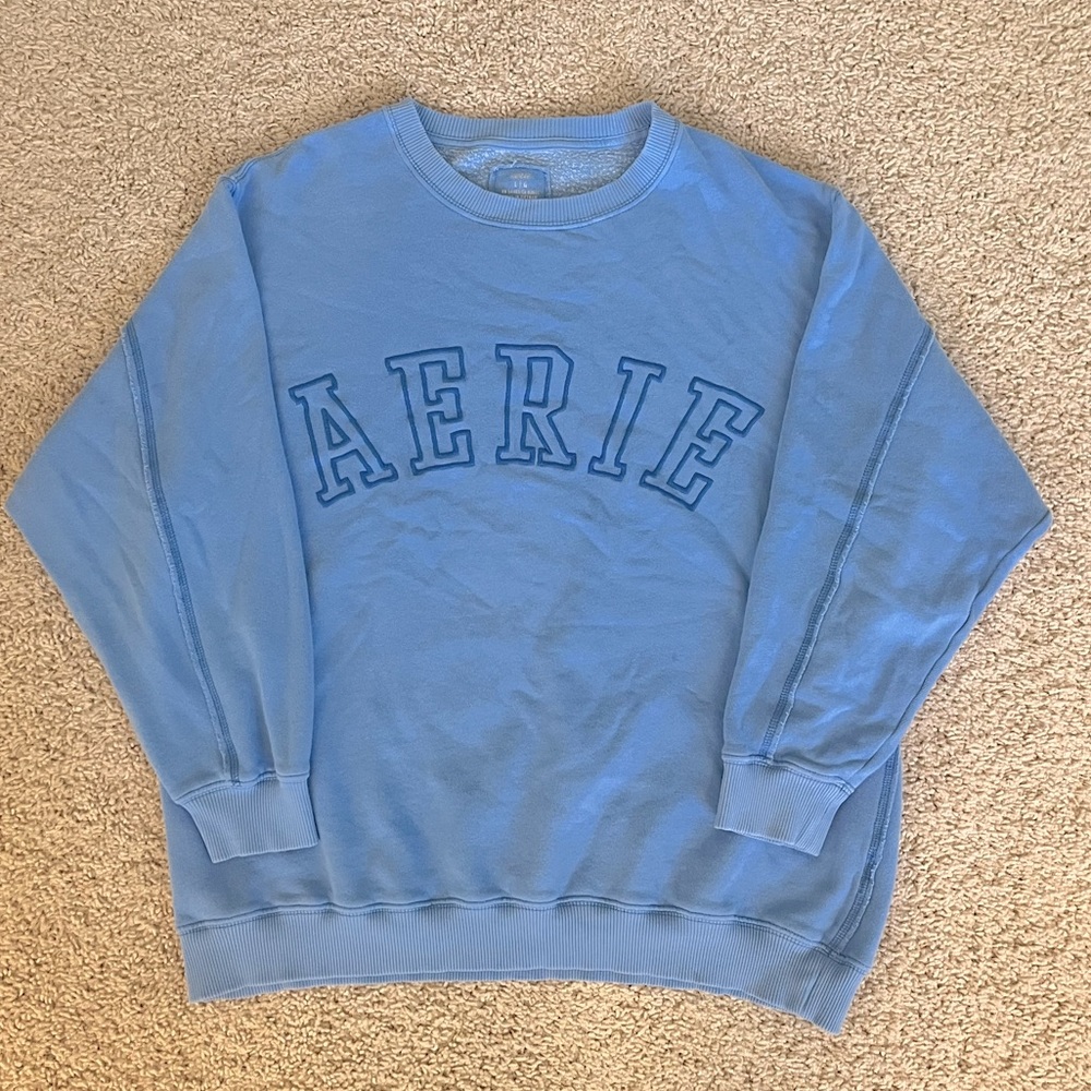 aerie blue crewneck